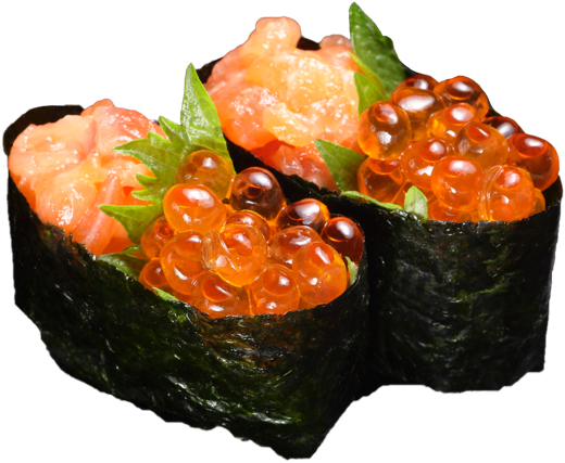 サーモンいくら軍艦