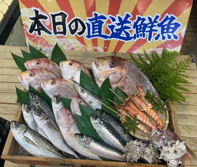 全国の漁港から仕入れた鮮魚